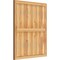 Ekena Millwork Framed Board-n-Batten Shutters, Rough Sawn Western Red Cedar, 32 1/4W x 39H, PR RBF06S32X039RWR - alternate 2